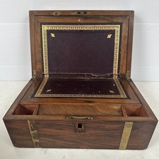 Large Brass Bound Walnut