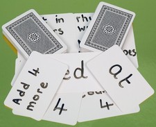 Blank flash cards, pack of