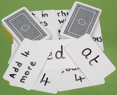 Blank flash cards - pack, of