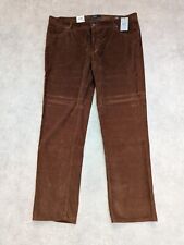 Brax Trousers Mens W42 L32 Corduroy Chinos Straight Preppy Pants Cadiz Arctic
