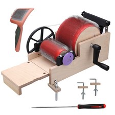 Drum Carder Wooden Frame Fibre