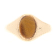 9Carat Yellow Gold Tiger's Eye