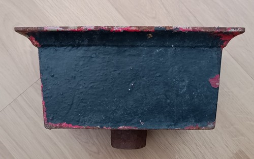 Vintage cast iron gutter - iron,