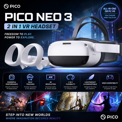 Pico neo 1 vr headset - 2-in-1,