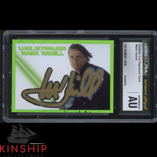 Mark hamill signed cut custom - signed,