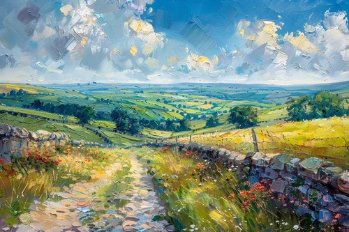 Yorkshire dales landscape - yorkshire,