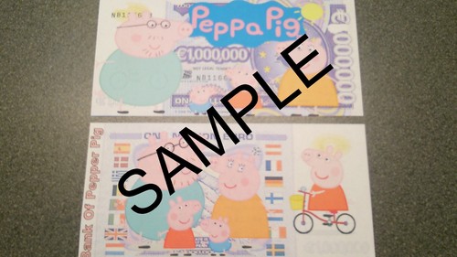 Pepper pig million euro - pig, bank