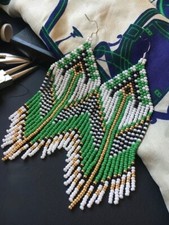 Tribal Earrings Native Large