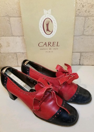 Rare carel court shoes lace - rare,