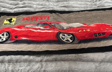 Vintage Ferrari Red Car Racing Beach Towel Bath