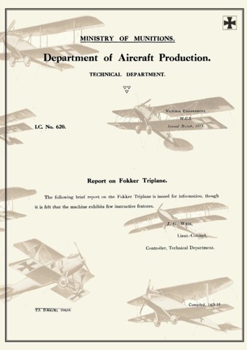 Report fokker triplane - report, on