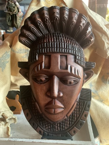Hand carved wooden african - hand,