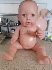 BERENGUER MISSY KISSY BABY DOLL, 16" TALL, TALKS AND SINGS