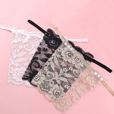 1Pcs Lady Lace Clip-on Mock Camisole Bra Insert Overlay Modesty Panels 3 Colors