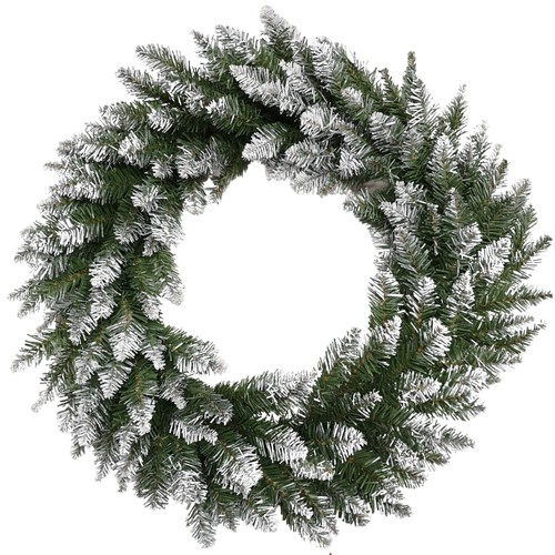 60cm snow tip christmas - 60cm, wreath