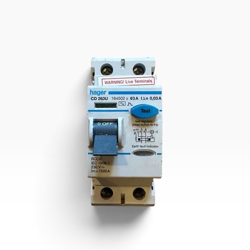 Hager rcd amp - amp, double