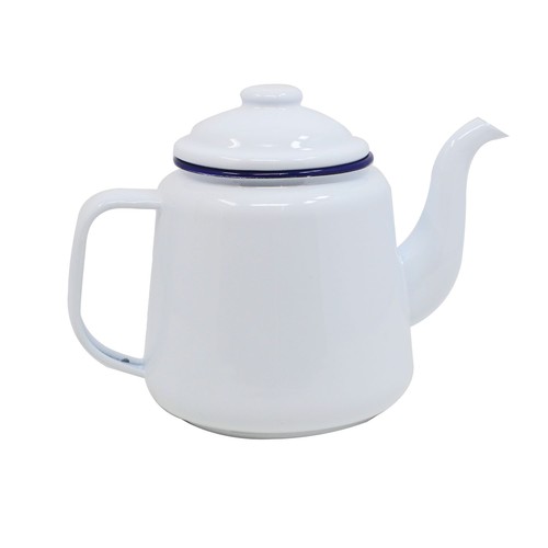 Enamel teapot tin falcon - teapot,
