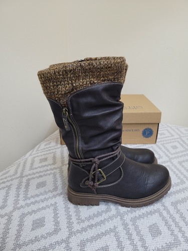 Bnib brown pavers - wool, knit