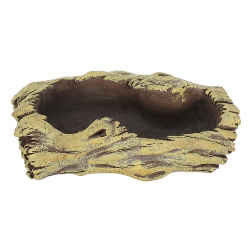 Driftwood concrete planter - concrete,