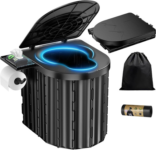 Portable toilet upgraded - portable, toilet,