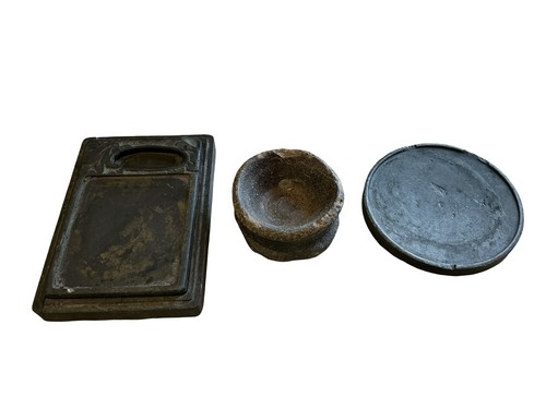 Antique rustic carved stone - rustic,