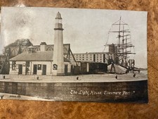Vintage postcard showing The Light House at Ellesmere Port