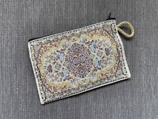 Ivory-Gold Colour Kilim Coin Purse, Bohemian Bag,Oyster Card Bag,Affordable Gift