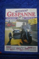 Motorcycle Sidecars No. 24 3/94 Harley Road King Sidecar Schmidt Yamaha XJ 600