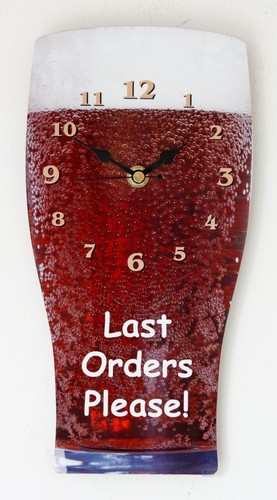 Pint beer wall clock the - clock, in