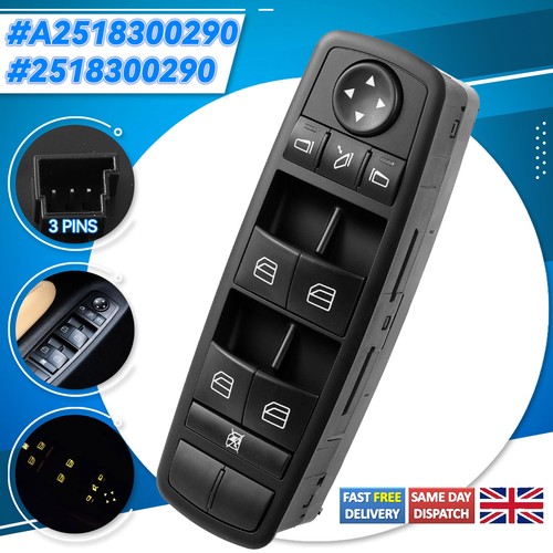 Front power window switch - power,