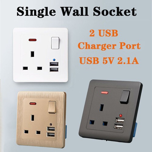 Single wall plug socket - single, 1