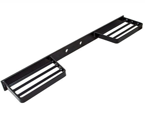 Black double rear tow bar/ball