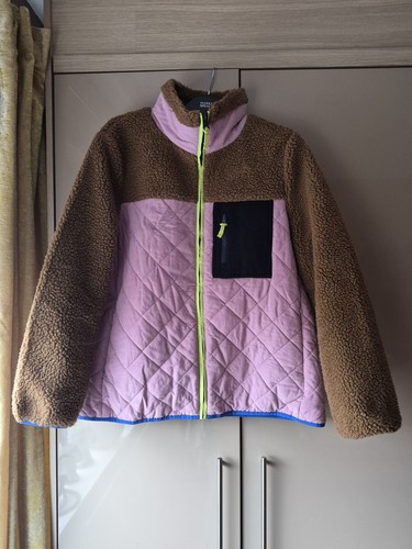 Boden pink quilted with brown - quilted,