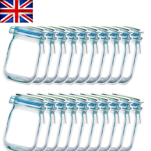 Large mason jar zipper - 12,