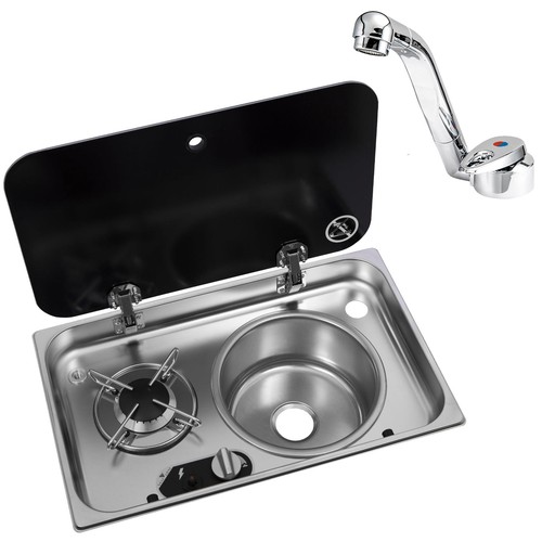Navy load sink hob mixer - hob, +