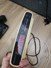 Vintage 1980's Sony Bedroom "dream machine" Alarm Radio Clock - working order
