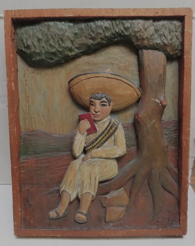 Mexican folk art wood - art, carving