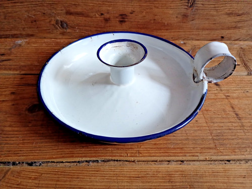 Vintage white enamel - vintage,
