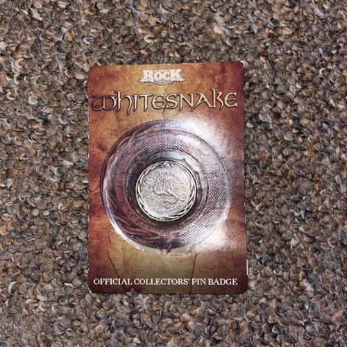 Whitesnake collectors pin - collectors,