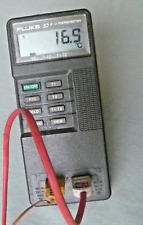 FLUKE 52 K/J thermocouple digital thermometer,  working condition!