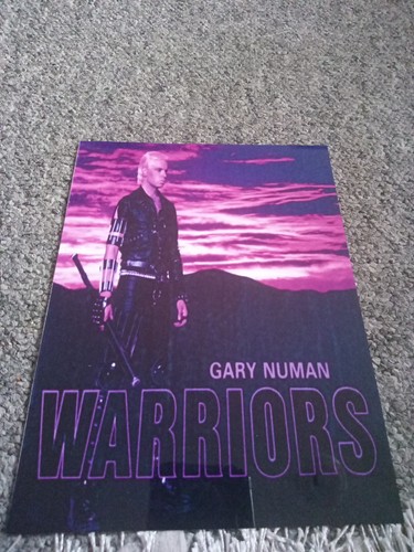 Gary numan metal sign - gary,