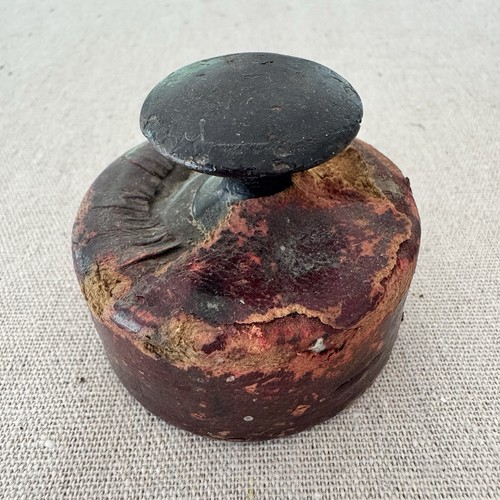 Antique leather covered - antique,