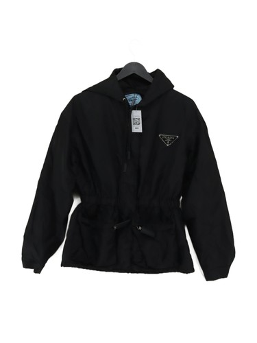 Prada parka jacket black - prada,
