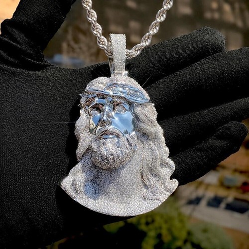 Iced out jesus piece - iced,