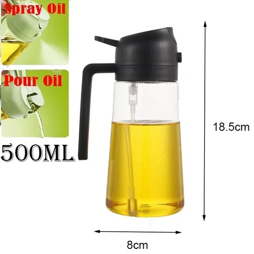 Oil spray bottle - 2-in-1,