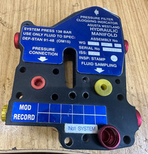 Lynx Wildcat Helicopter Plate Manifold NSN: 4730-99-442-6836 P/N: WG137-0047-007