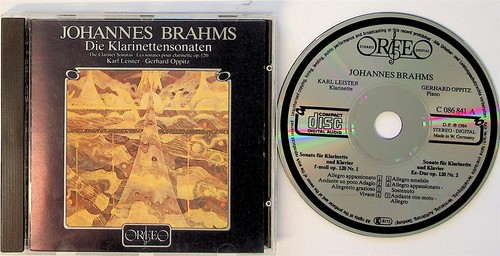 Brahms clarinet sonatas - brahms,