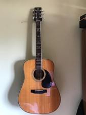 Morris acoustic guitar W-40 Made in Japan,1980s, with original hard case