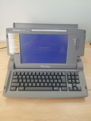 Vintage sharp fontwriter - vintage,