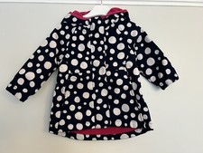 Hatley Girl's Fun Dots Scuba Fleece Lined Jacket Size 2